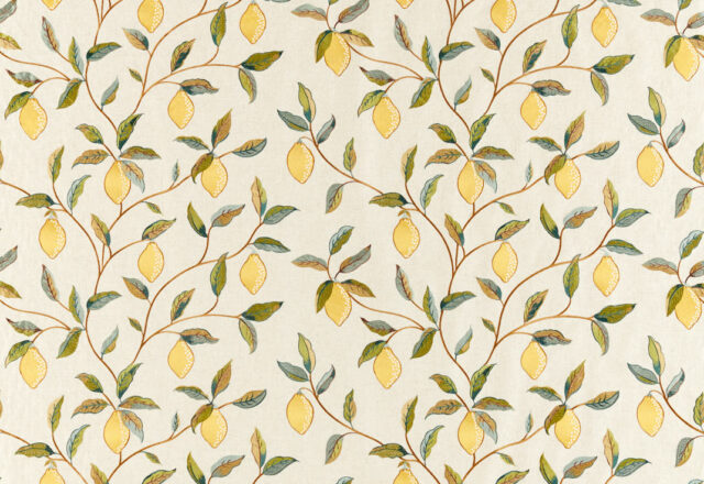 Lemon Tree Embroidery | Melsetter Fabric & Weaves