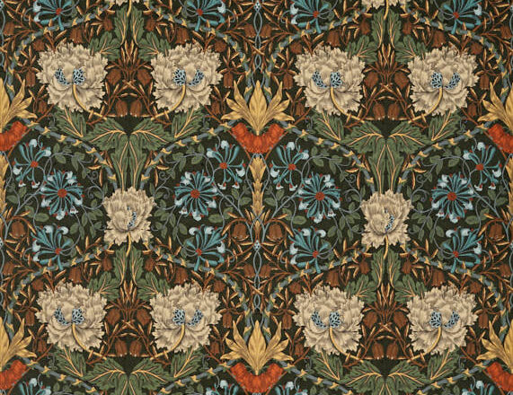 Honeysuckle and Tulip Velvet | Rouen Velvets