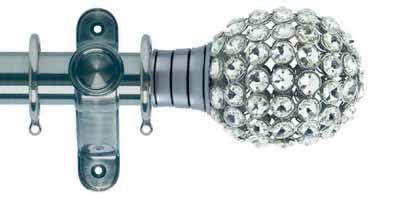 Galleria Clear Jewelled Bulb | Pole