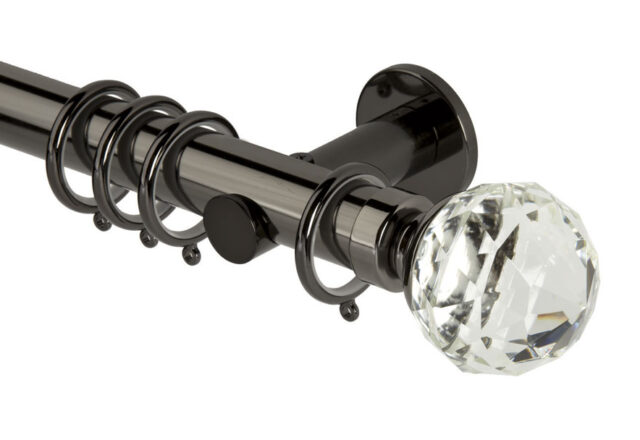 Neo Premium Clear Faceted Ball | Pole