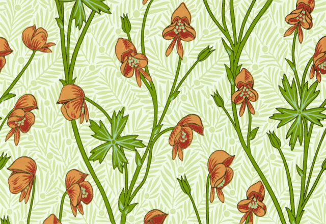 Monkshood | Bedford Park Wallpapers