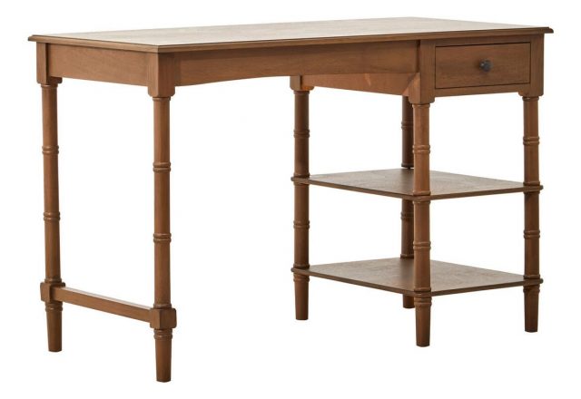 Heritage One Drawer Natural Wood Desk